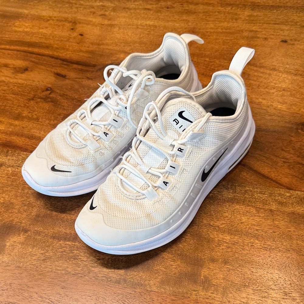 Nike Air Max White and Black Sneakers